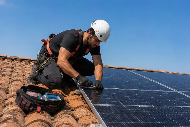 Maintenance et monitoring de panneaux solaires à Lège-Cap-Ferret